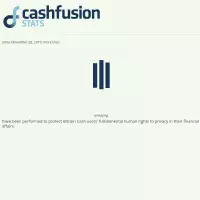 CashFusion Stats