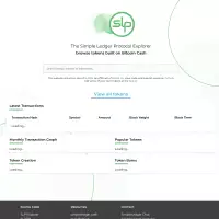 Simple Ledger Protocol (SLP) Token Explorer
